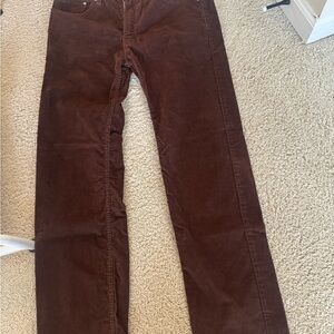 Levi's Men's Dark Brown Straight Jeans